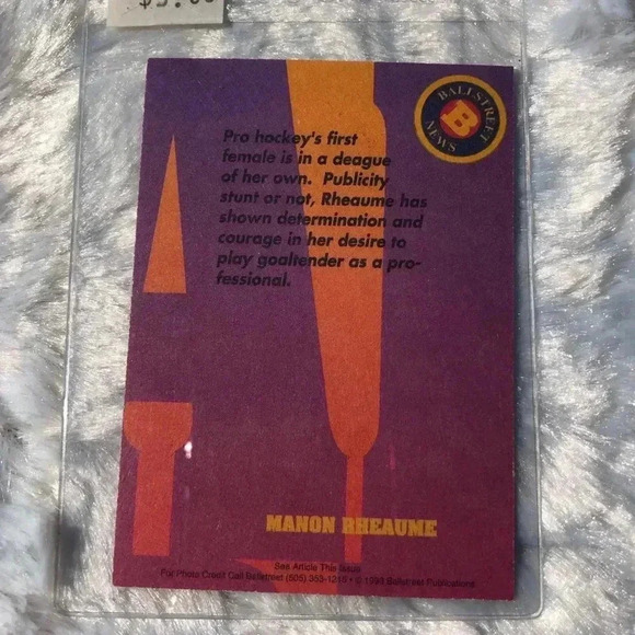 Manon Rheaume Hockey Cards - Picture 4 of 6